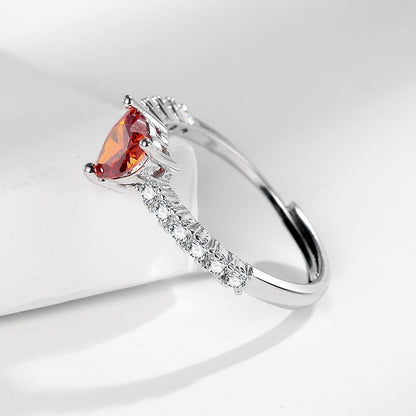 VERMILLION HEART RING