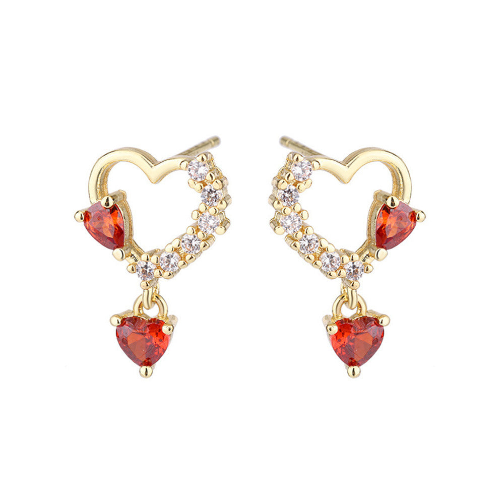 SCARLET PASSION EARRING