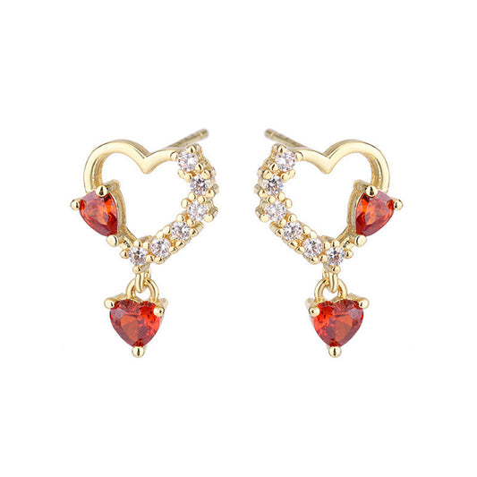 SCARLET PASSION EARRING