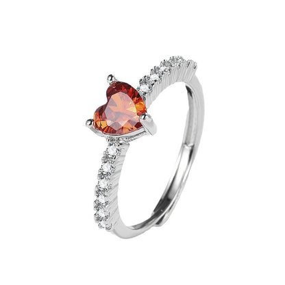 VERMILLION HEART RING