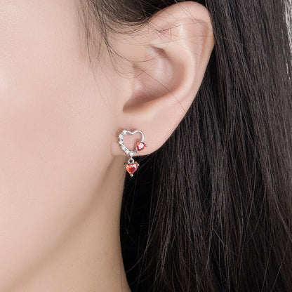 SCARLET PASSION EARRING