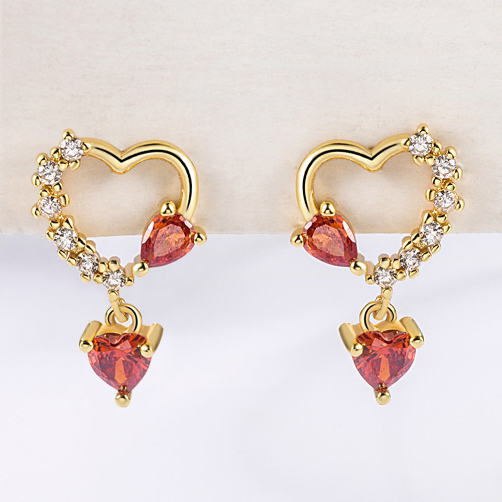 SCARLET PASSION EARRING