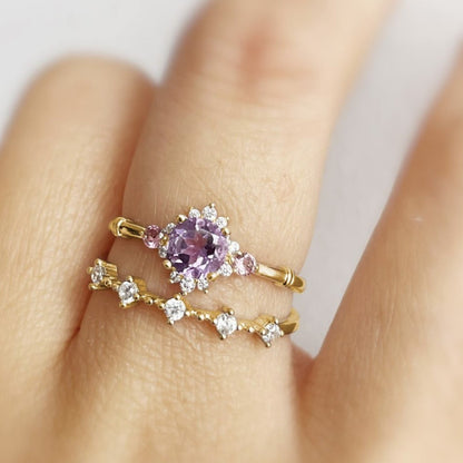 ROYAL WISTERIA DAINTY RING