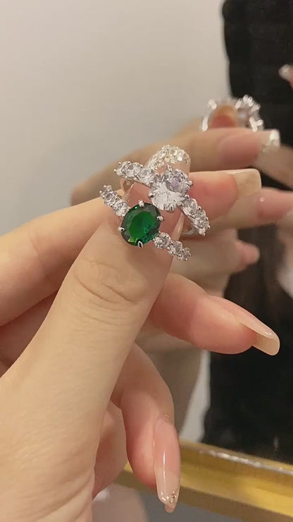 ALICE EMERALD RING