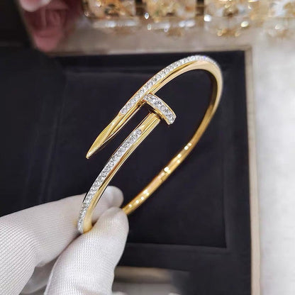 Shelltier 18 CM / GOLD NAIL BANGLE | 3 COLORS