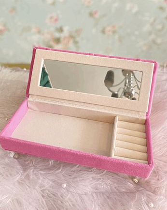 Shelltier BARBIE DOUBLE SOFA JEWELRY BOX