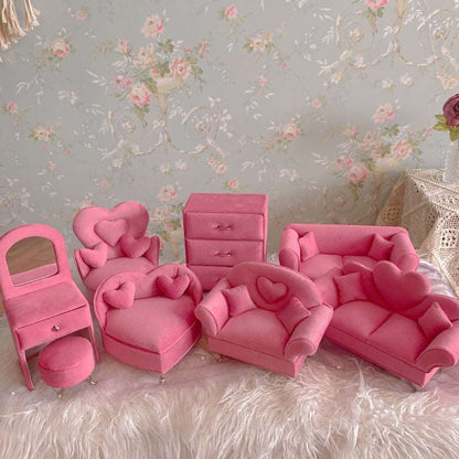 Shelltier BARBIE DOUBLE SOFA JEWELRY BOX