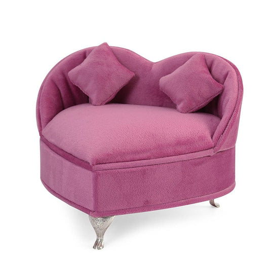 Shelltier BARBIE HEART SOFA JEWELRY BOX