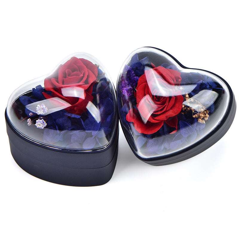 Shelltier BLUE BE MINE JEWELRY RING BOX