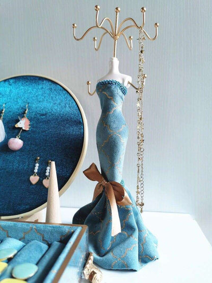 Shelltier CINDERELLA EARRING & NECKLACE DISPLAY