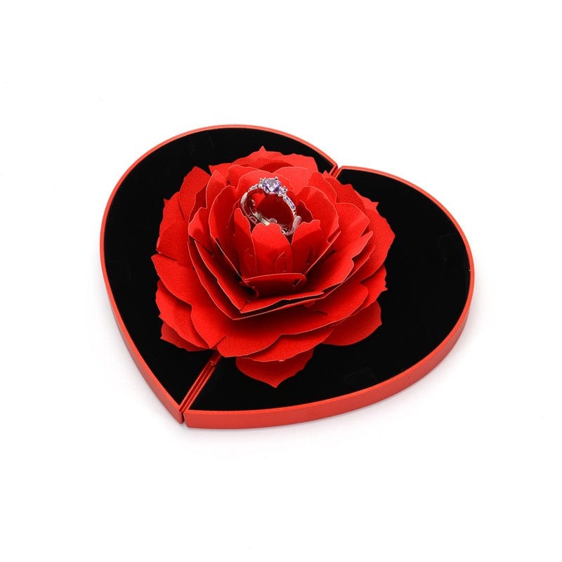 Shelltier ROSE PETAL JEWELRY BOX