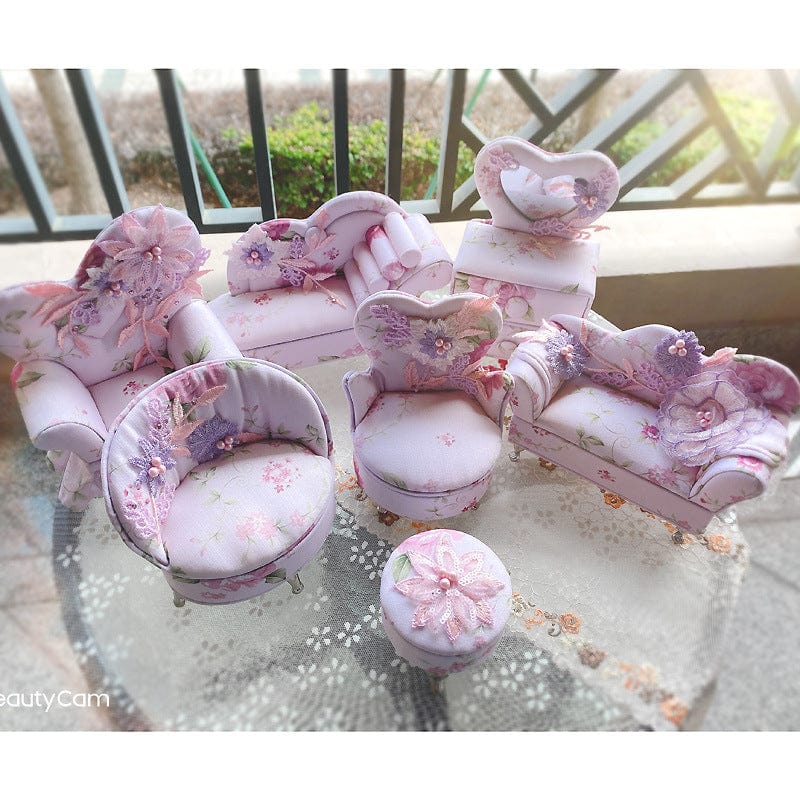 Shelltier ROSIE EMBROIDERY CHAIR JEWELRY BOX