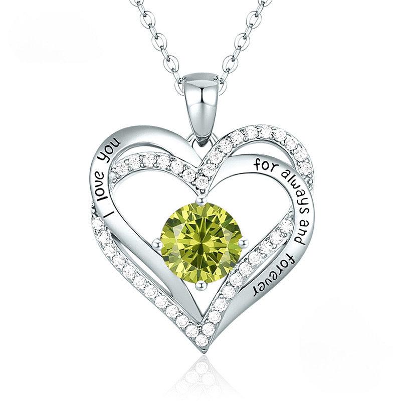 Shelltier Deep Yellow PLATINUM JULIET NECKLACE