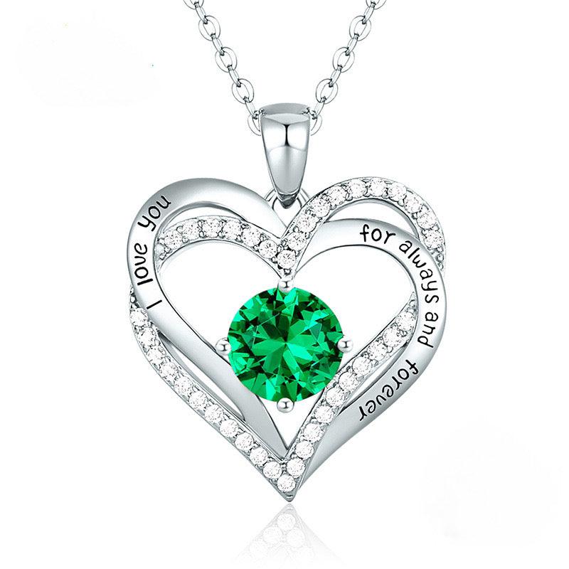 Shelltier Green PLATINUM JULIET NECKLACE