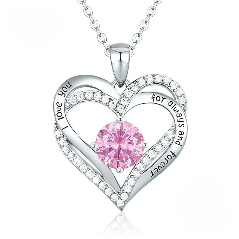 Shelltier Pink PLATINUM JULIET NECKLACE