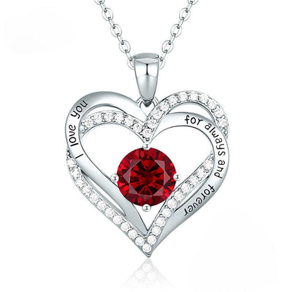 Shelltier Red PLATINUM JULIET NECKLACE