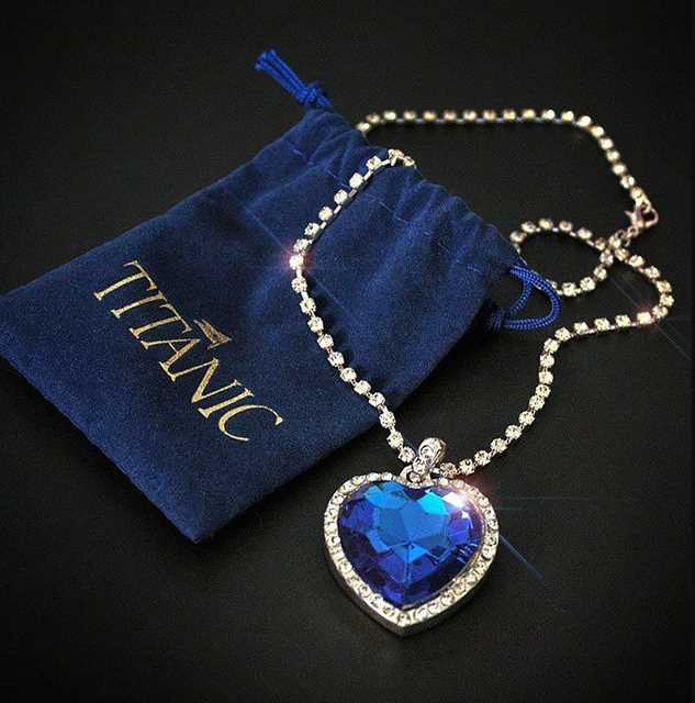 Shelltier TITANIC HEART OF THE OCEAN NECKLACE