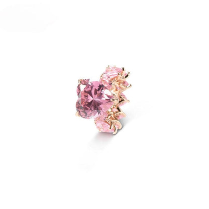 Shelltier 5 / Pink/Rose Gold LISBON HEART RING