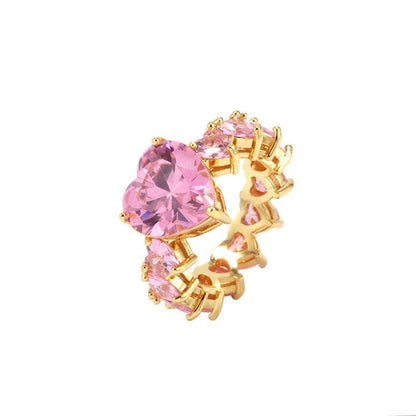 Shelltier 6 / Morganite 18K Gold Plated CORDELIA RING