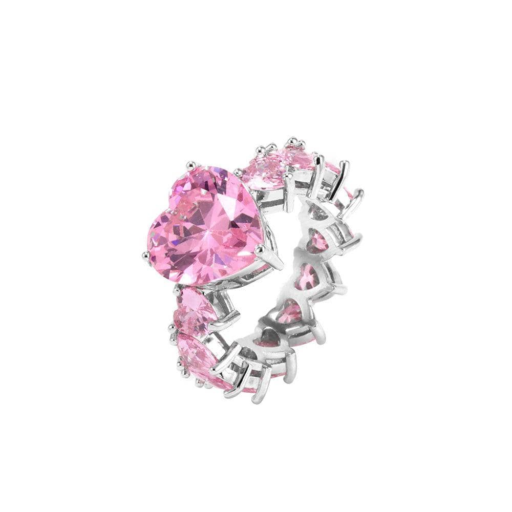 Shelltier 6 / Morganite Platinum Plated CORDELIA RING