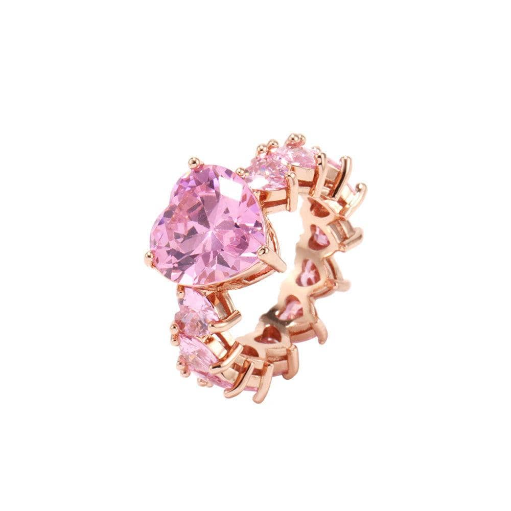 Shelltier 6 / Morganite Rose Gold Plated CORDELIA RING