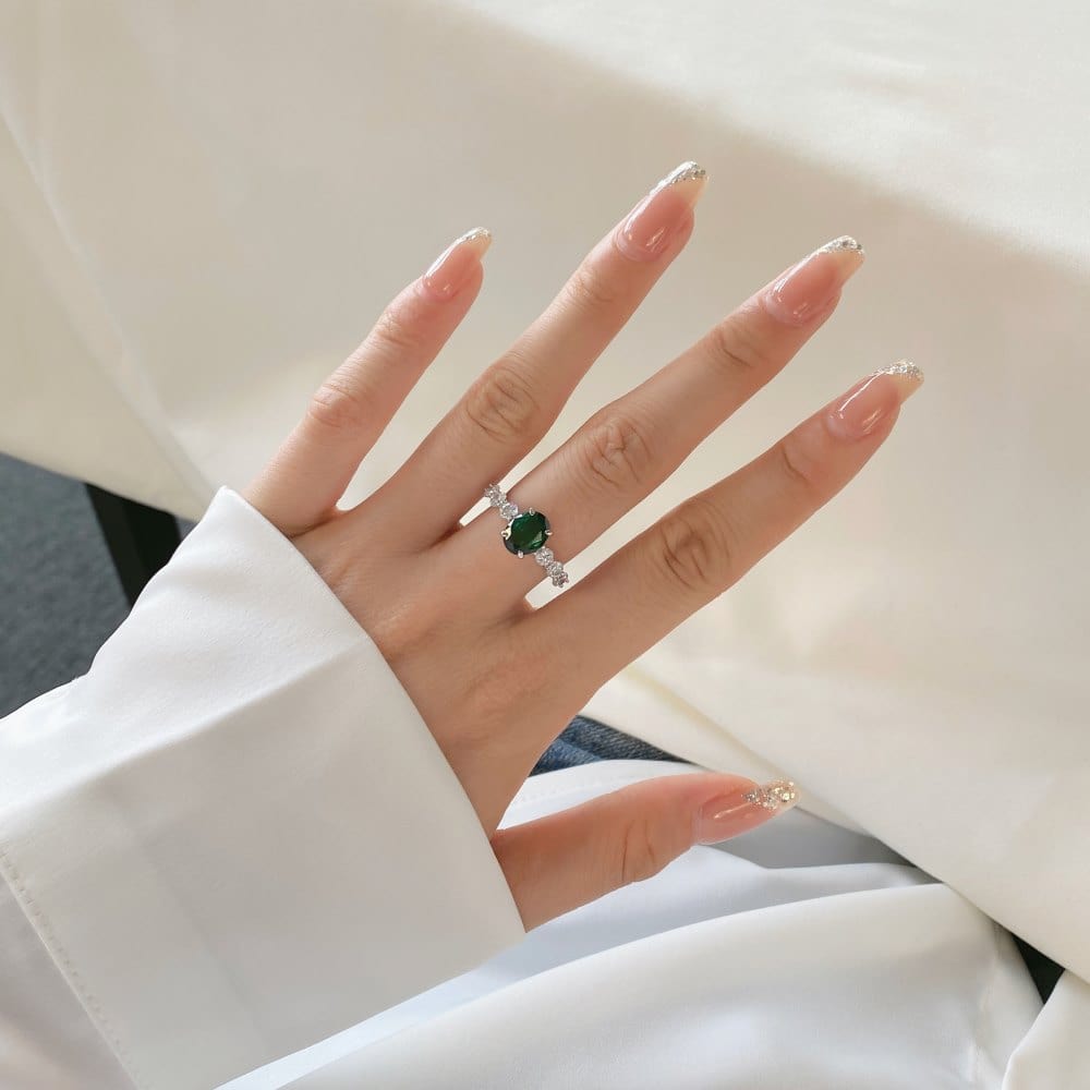 Shelltier ALICE EMERALD RING