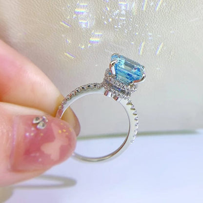 Shelltier AQUA LUNA RING