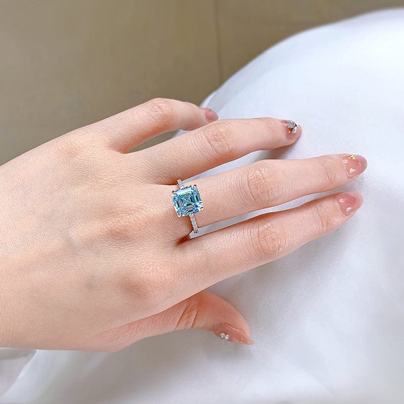 Shelltier AQUA LUNA RING