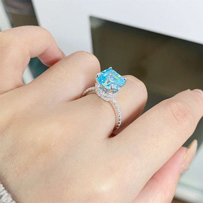 Shelltier AQUA LUNA RING