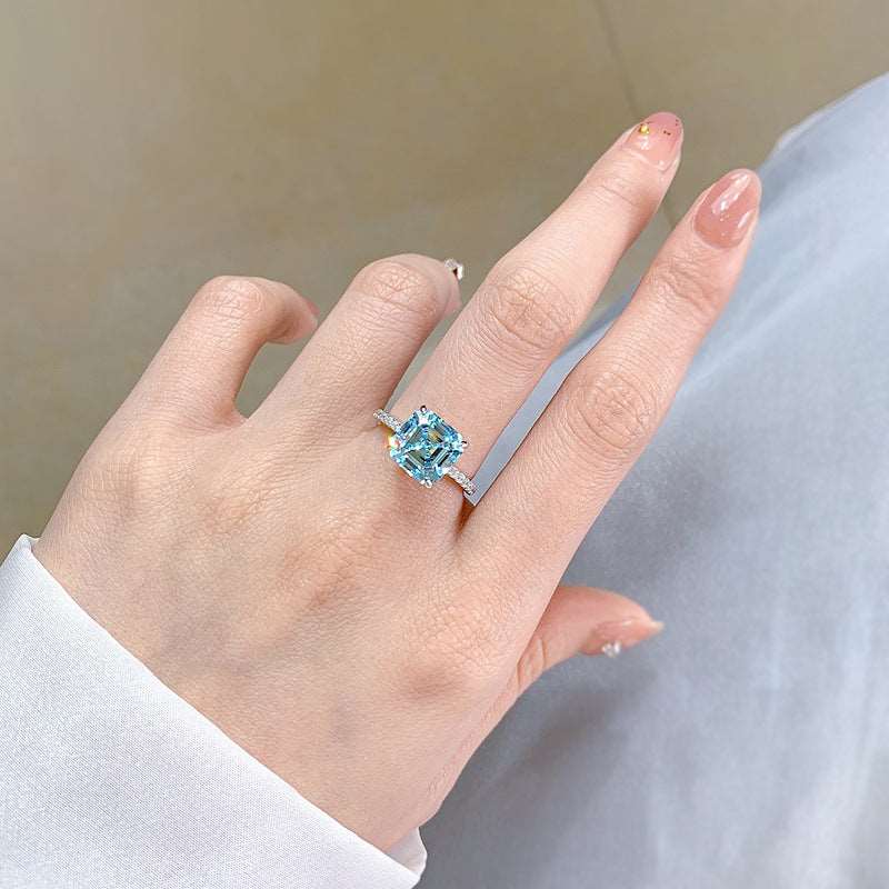 Shelltier AQUA LUNA RING