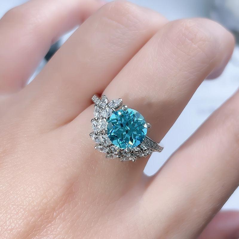 Shelltier ATHENA AQUAMARINE RING