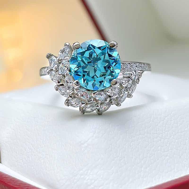 Shelltier ATHENA AQUAMARINE RING