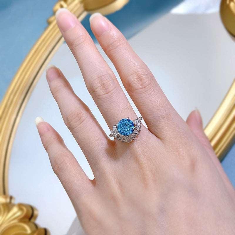 Shelltier ATHENA AQUAMARINE RING