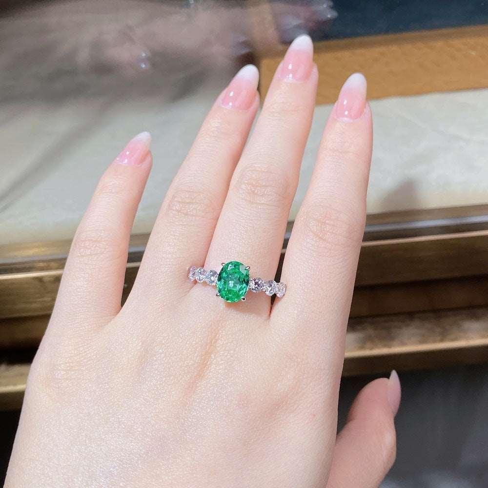 Shelltier FREDERICA EMERALD RING