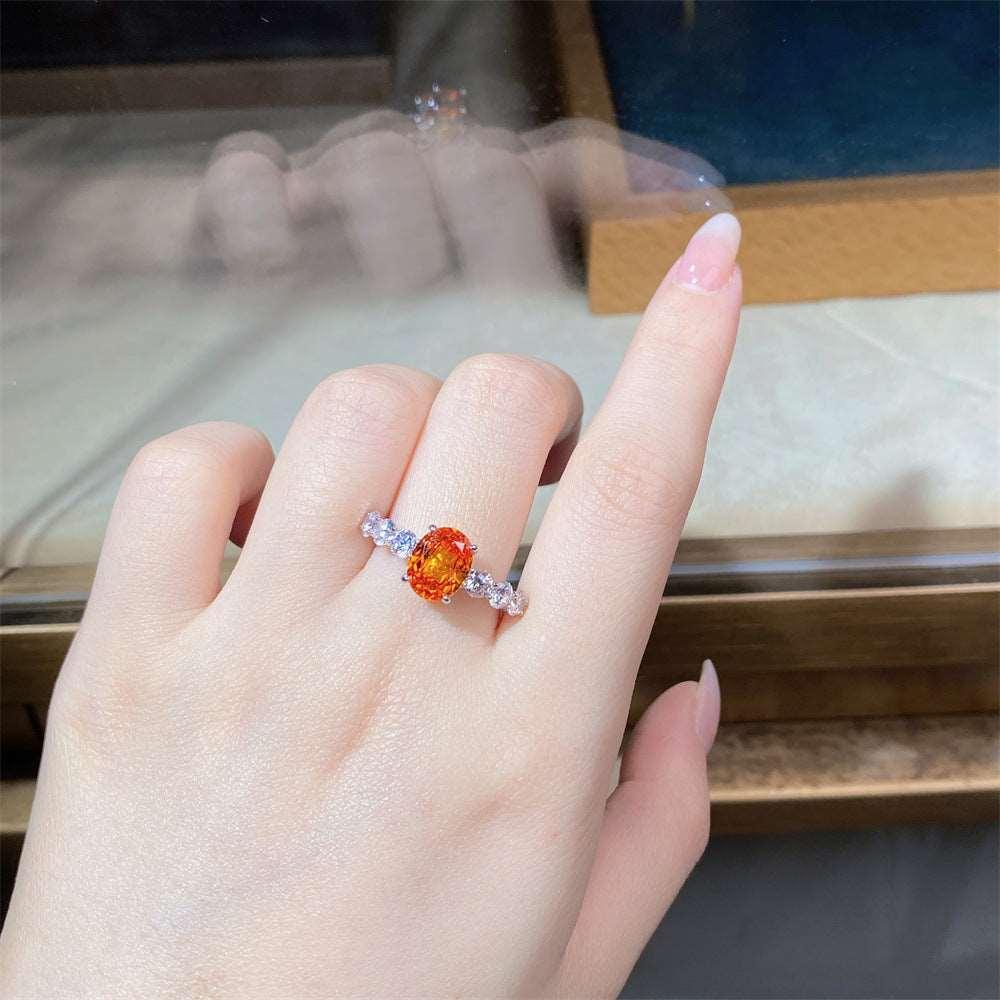 Shelltier FREDERICA GARNET RING