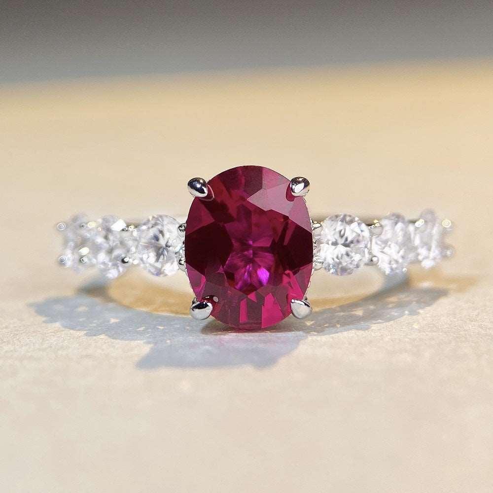 Shelltier FREDERICA RUBY RING