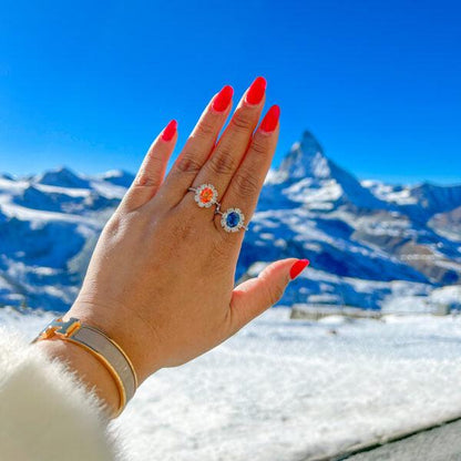 Shelltier FREYJA GARNET RING