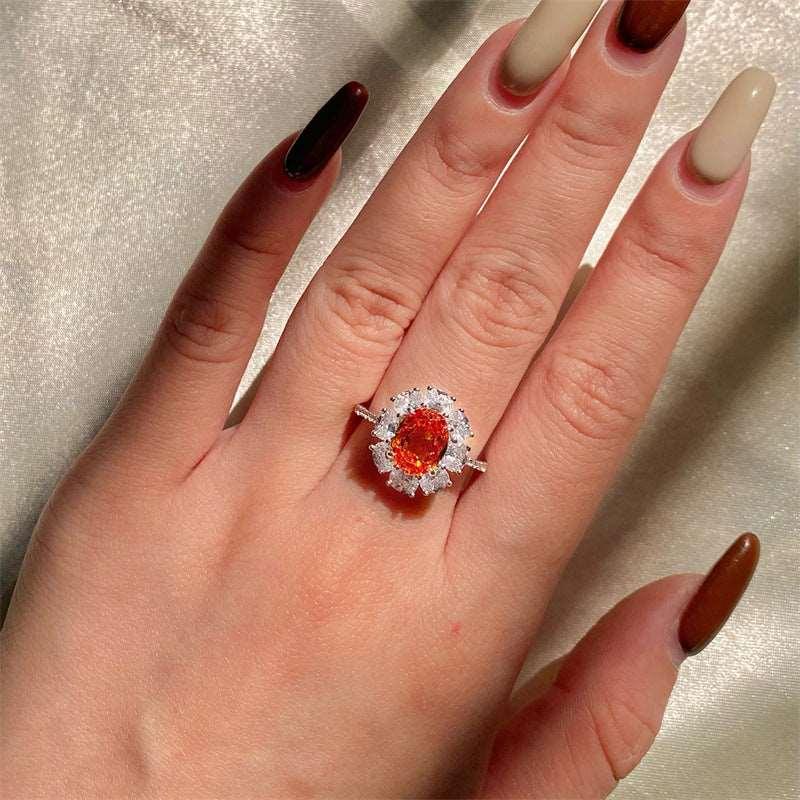 Shelltier FREYJA GARNET RING