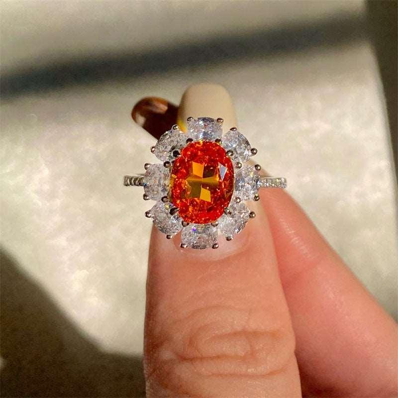 Shelltier FREYJA GARNET RING