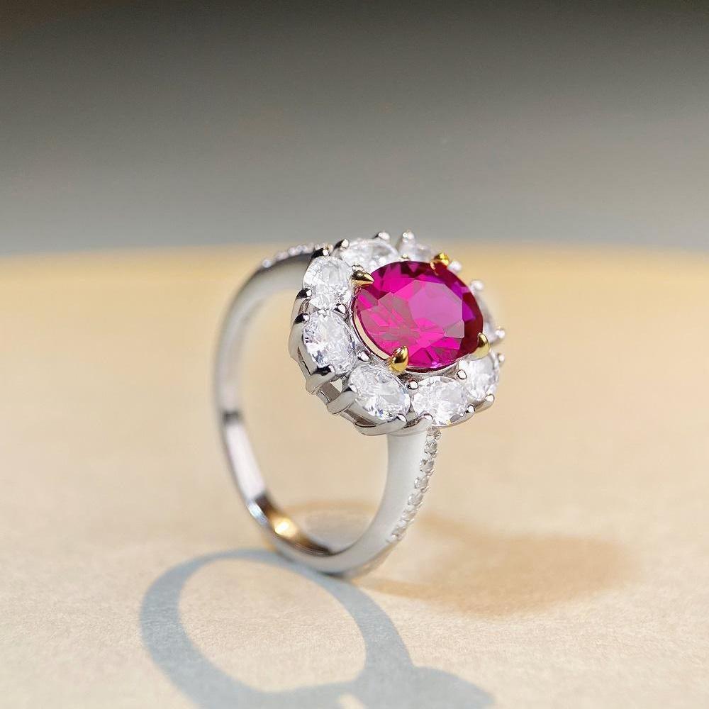 Shelltier FREYJA RUBY RING