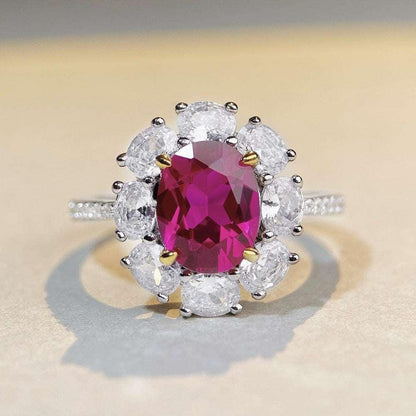 Shelltier FREYJA RUBY RING