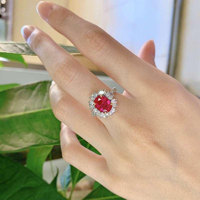 Shelltier FREYJA RUBY RING