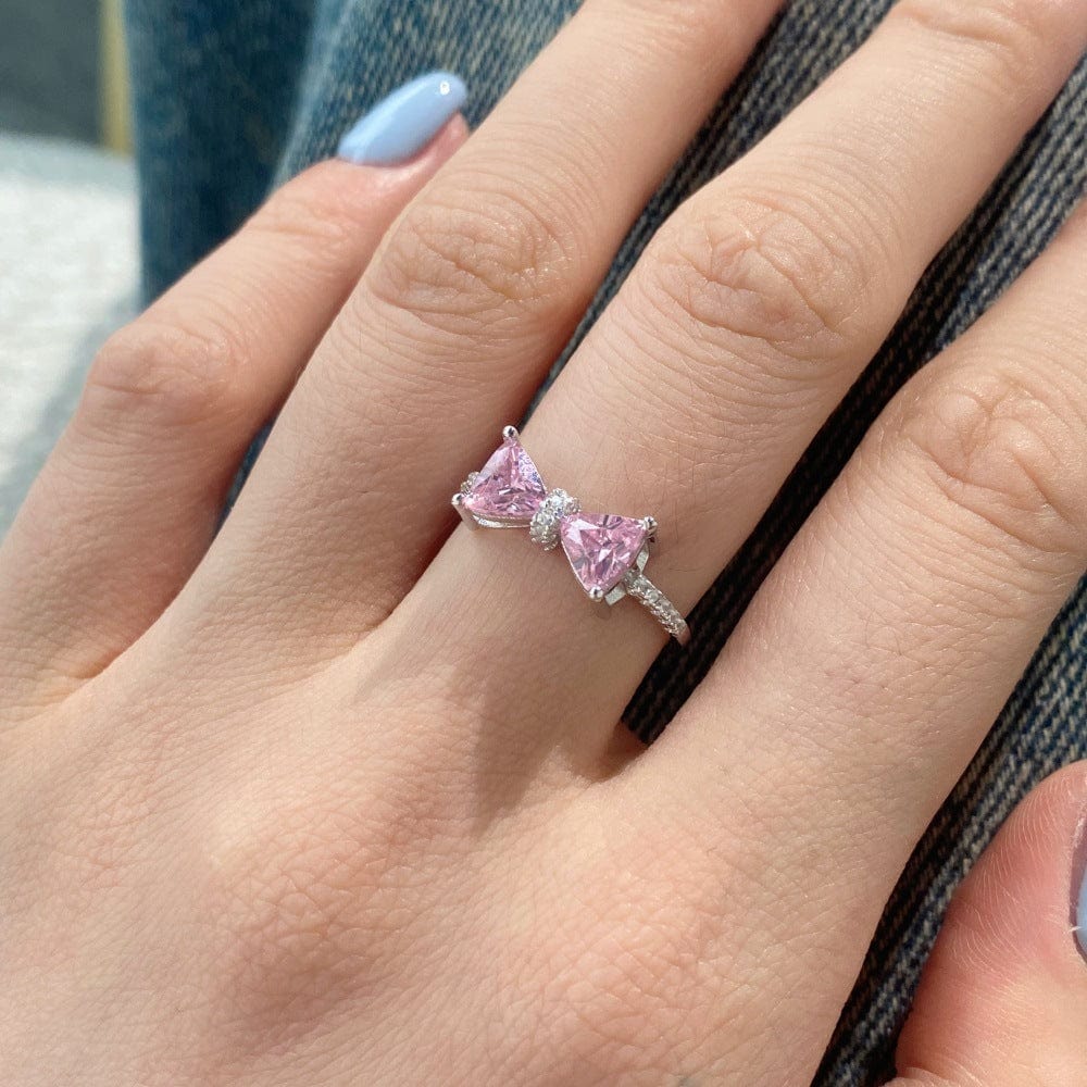 Shelltier PINK RIBBON RING