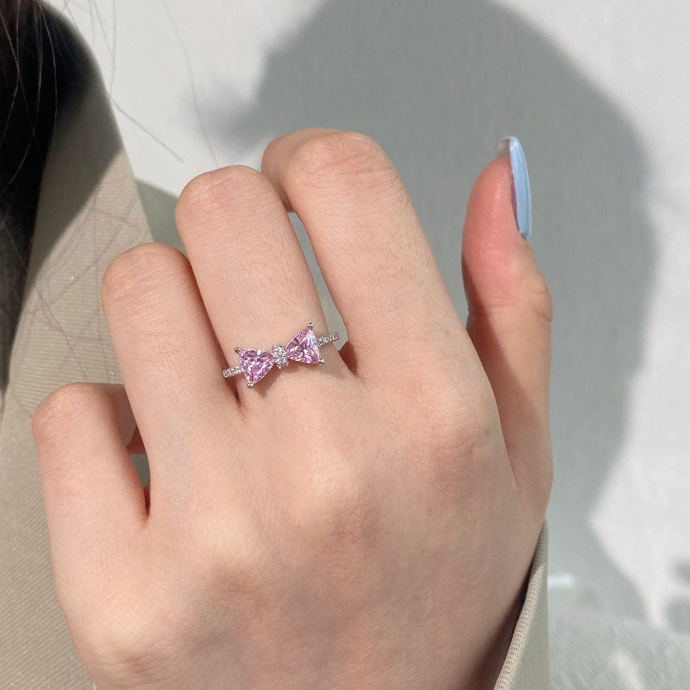 Shelltier PINK RIBBON RING