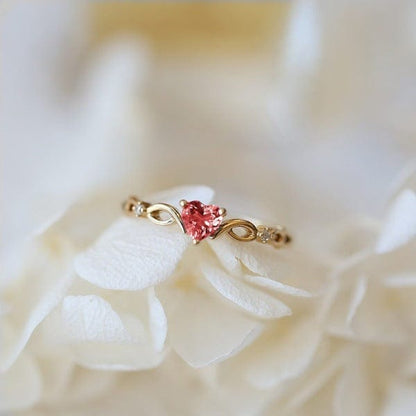 Shelltier Ruby / Gold / 5 VALENTINA RING | 3 COLORS