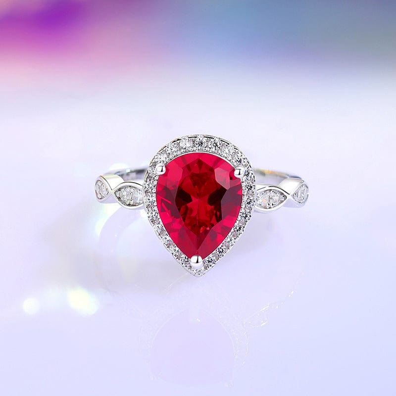 Shelltier SCARLET CARDINAL RING