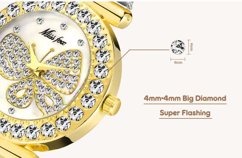 Shelltier ELEGANT BUTTERFLY WATCH | MISS FOX SERIES