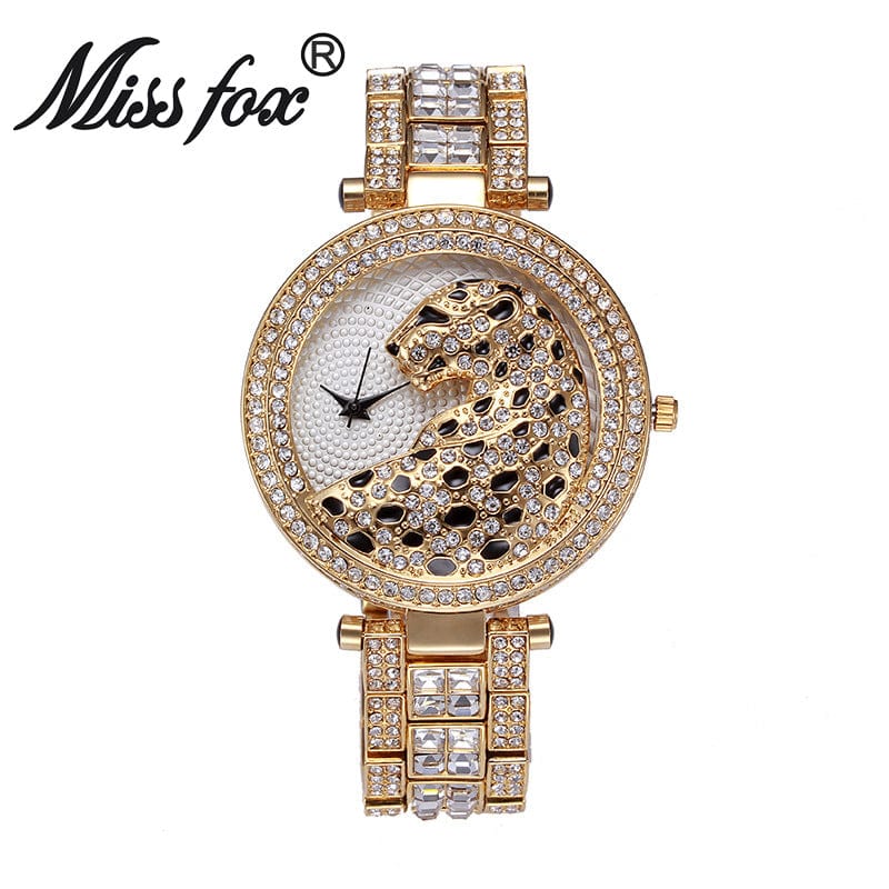 Shelltier GOLD THE LEOPARD WATCH | MISSFOX SERIES