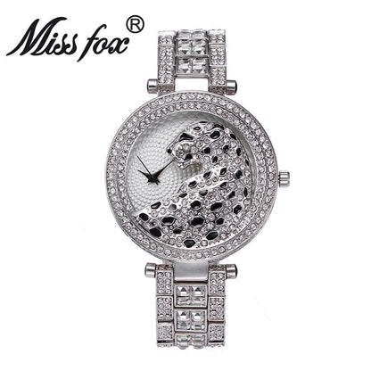 Shelltier PLATINUM THE LEOPARD WATCH | MISSFOX SERIES