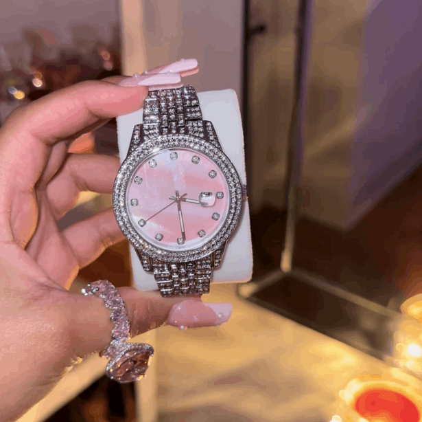 Shelltier Silver ICY PINK WATCH | 3 COLORS